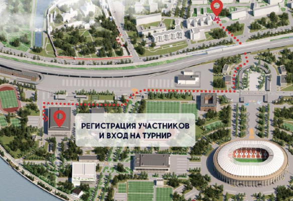 Как пройти от метро к ДС «Лужники», где пройдёт Кубок Кремля 2021